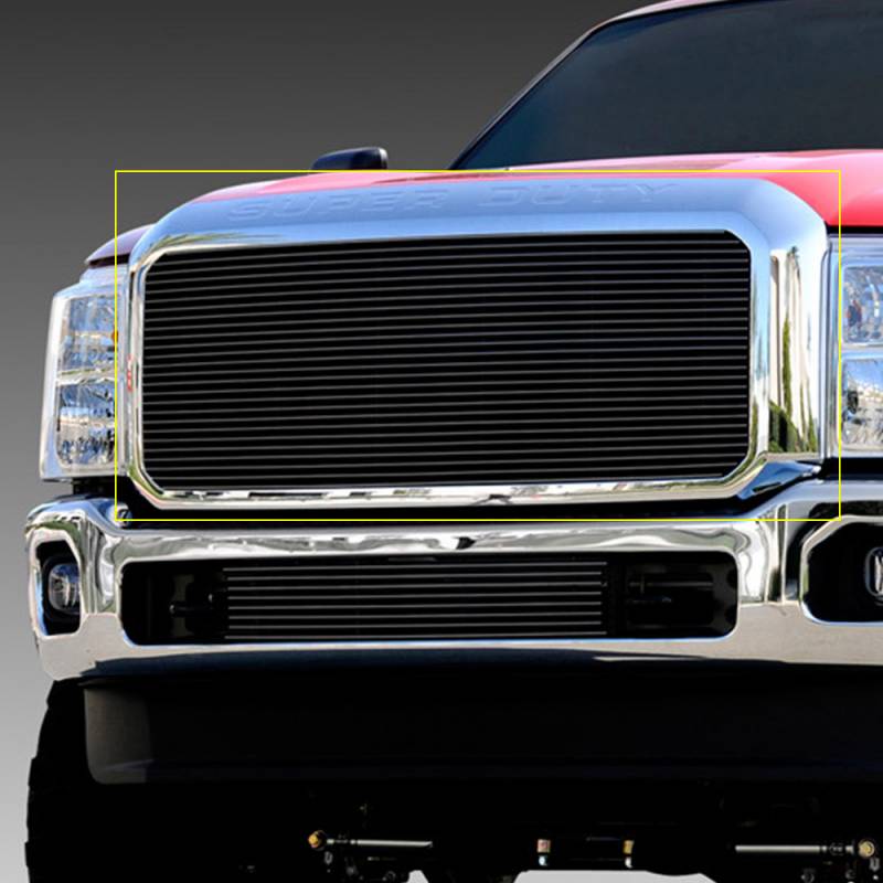 T-Rex 2011-2016 Ford F-250 F-350  2013-2016  F-450 F-550 Super Duty Billet Grille Insert Black Powdercoat 20546B