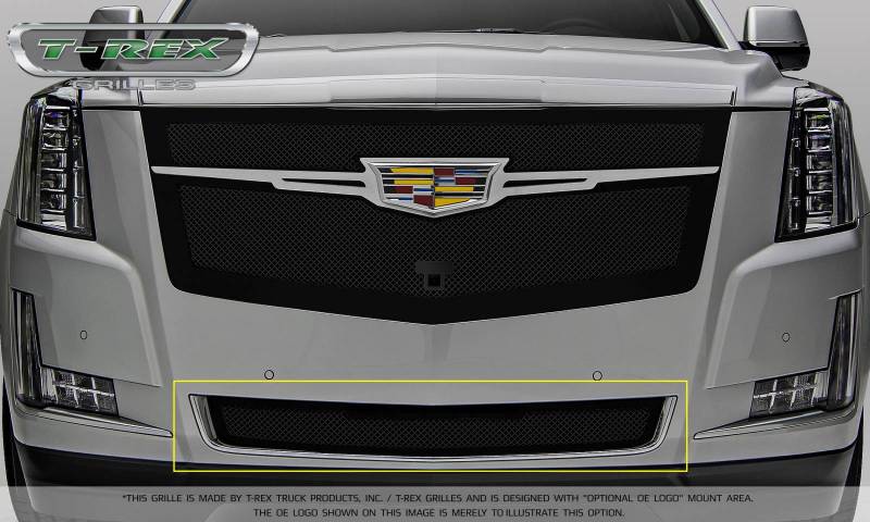 T-Rex 2015-2020 Cadillac Escalade Escalade ESV EXT Upper Class Bumper Grille Overlay Black 52181