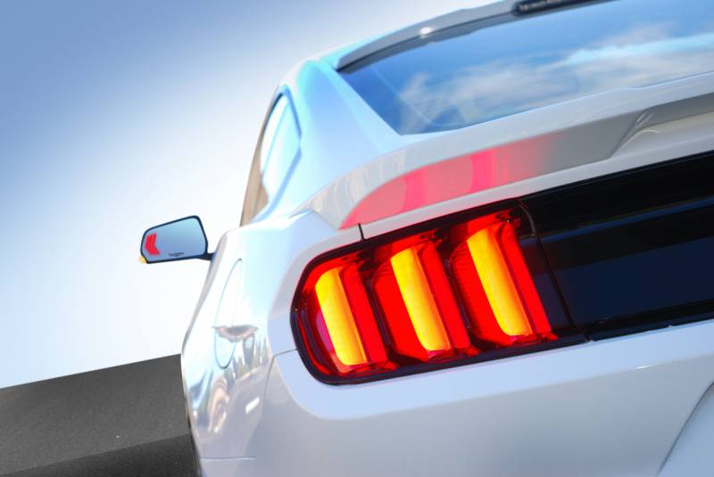 CDC 2015-2017 Ford Mustang Sequential Mirrors with BLIS and Aspheric Glass Objects in Mirror are Losing 1511-7053-01c