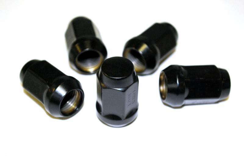 CDC 2015-2017 Ford Mustang Lug Nut 14mm x 1.5RH 3/4 Hex Black 10001