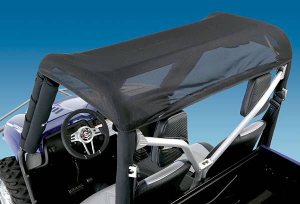 VDP Sun Screen Brief Top Polaris 4-Seater RZR Razor Black Mesh 7112