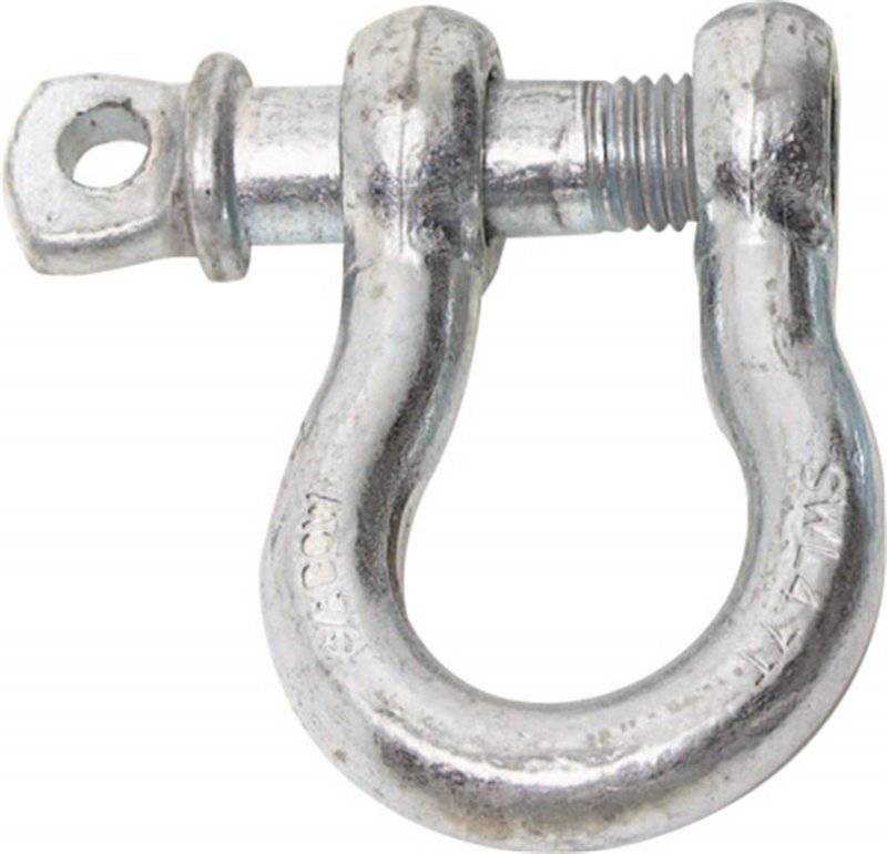 Smittybilt Universal D-Ring 1 2" 2 Ton Rating Zinc  13046