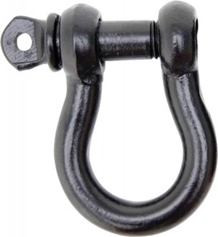 Smittybilt Universal D-Ring 1 2" 2 Ton Rating Black 13046B