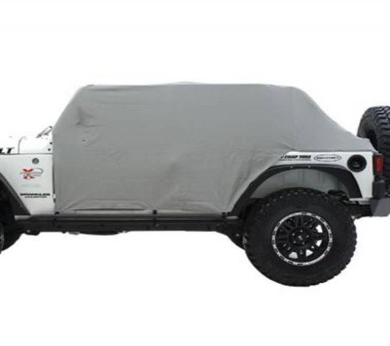 Smittybilt 1987-1991 Jeep Wrangler YJ TJ LJ Cab Cover With Door Flap Water Resistant Gray 1060