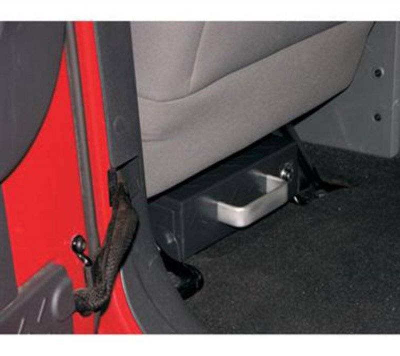 Smittybilt Universal Portable Secure Lock Box With Mounting Sleeve 2746
