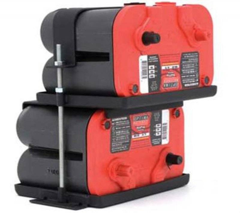 Smittybilt 1997-2006 Jeep Wrangler TJ LJ Dual Battery Tray 2800