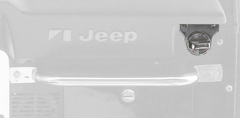 Smittybilt 1976-1995 Jeep CJ Wrangler YJ Inside Windshield Brackets Stainless Steel 7408