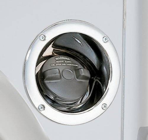 Smittybilt 1997-2006 Jeep Wrangler TJ LJ Gas Filler Housing Chrome 7508