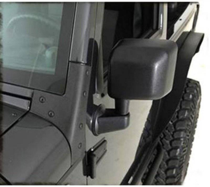 Smittybilt 2007-2018 Jeep Wrangler JK Windshield Brackets Black 7681