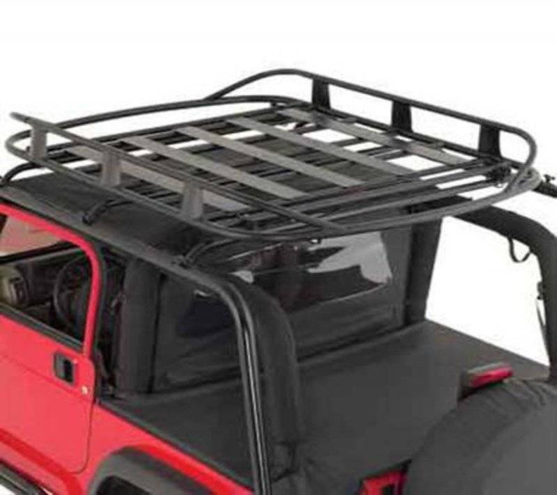 Smittybilt Universal Rugged Rack Roof Basket 50" X 70" 250 Lb Rating Black 17185