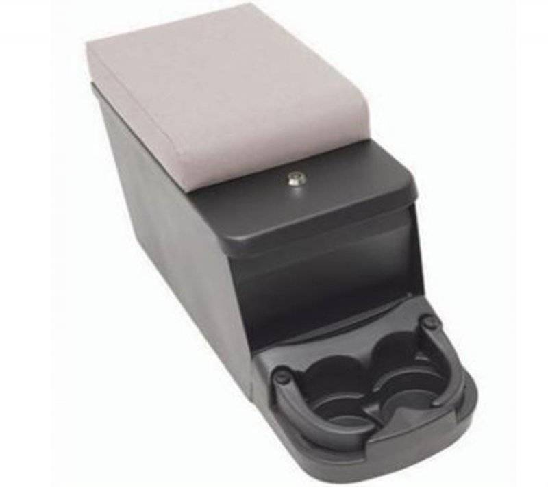 Smittybilt 1976-1995 Jeep CJ Wrangler YJ Security Floor Console Denim Gray 31711