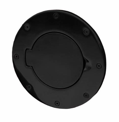 Smittybilt 2007-2018 Jeep Wrangler JK Gas Cover Billet Style Gloss Black 75007