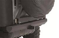 Smittybilt 1987-2006 Jeep Wrangler CJ YJ TJ LJ SRC Classic Rear Bumper With Hitch Tire Carrier Black Textured 76651