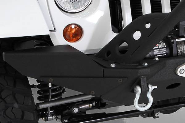Smittybilt 2007-2018 Jeep Wrangler JK XRC M.O.D. Option Mid Width End Plates Black Textured 76826