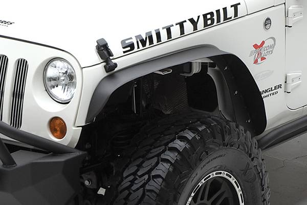 Smittybilt 2007-2018 Jeep Wrangler JK XRC Fender Flares Set Of 4 Black Textured 76837