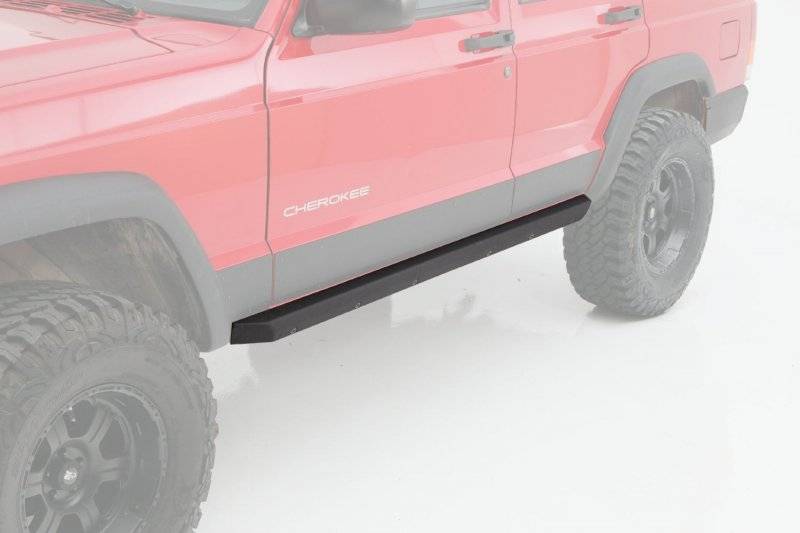 Smittybilt 1984-2001 Jeep Cherokee XJ 2 4 Door XRC Rock Sliders Black Textured 76853