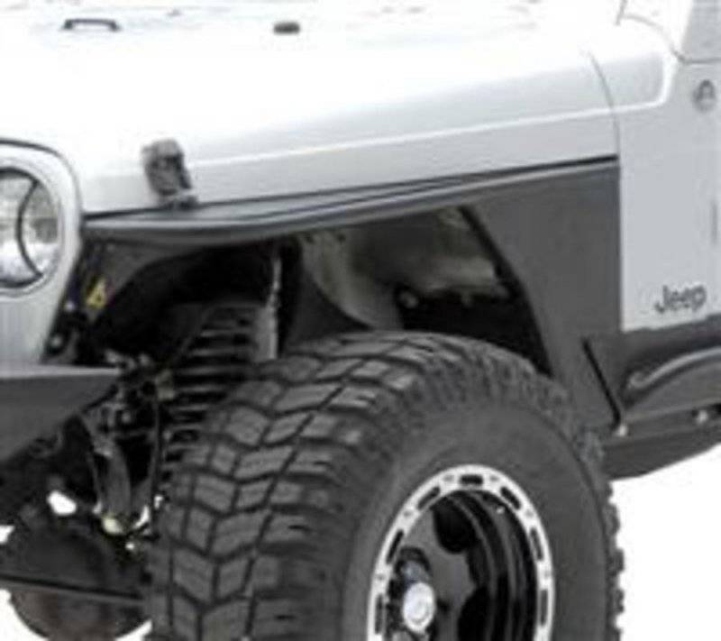 Smittybilt 1987-1995 Jeep Wrangler YJ XRC Front Tube Fenders With 3" Flare Black Textured 76863