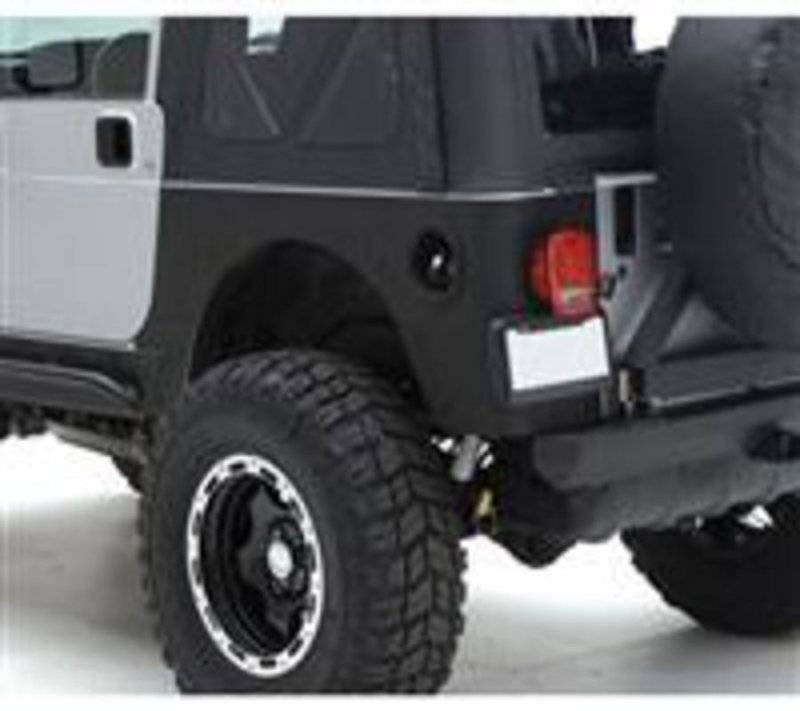 Smittybilt 1997-2006 Jeep Wrangler TJ Rubicon XRC Rear Corner Guards Black Textured 76874