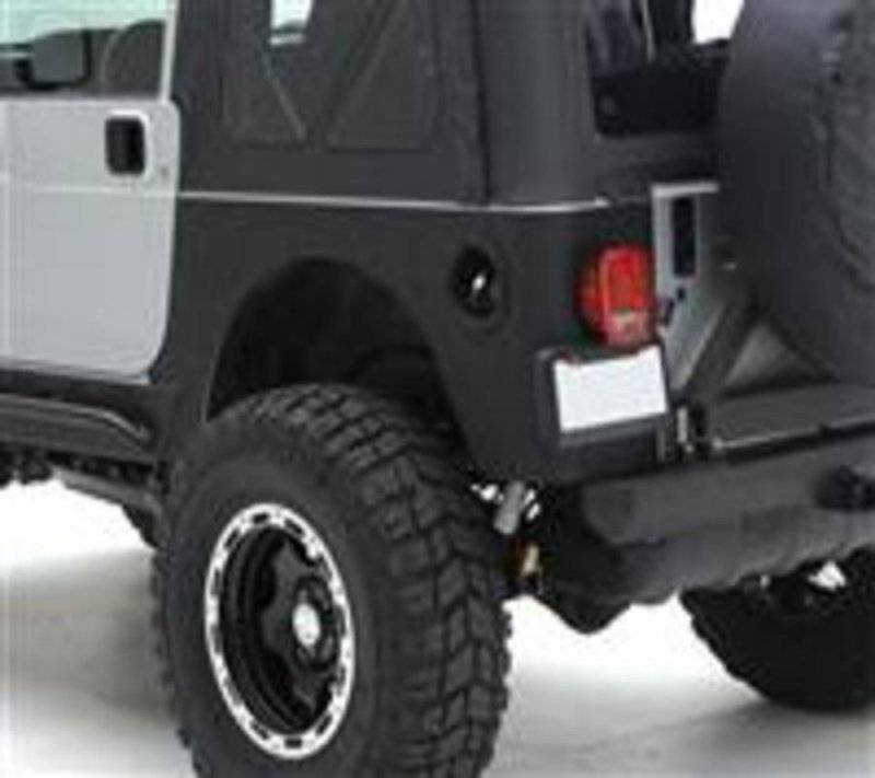 Smittybilt 1976-1986 Jeep CJ7 XRC Rear Corner Guards Black Textured 76878