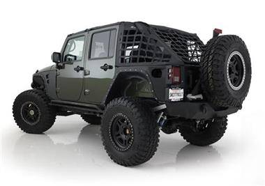 Smittybilt 2007-2018 Jeep Wrangler JK 4 Door XRC Rear Corner Guards Black Textured 76882