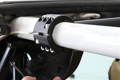 Smittybilt 2007-2010 Jeep Wrangler JK 4 Door SRC Cage Kit 6 Piece Gloss Black 76902