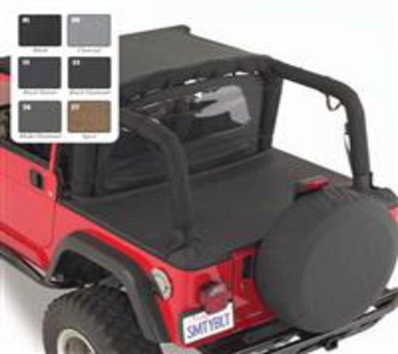 Smittybilt 1976-2006 Jeep CJ Wrangler YJ TJ LJ Wind Breaker Denim Black 90015