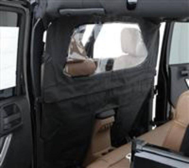 Smittybilt 2007-2018 Jeep Wrangler JK 2 Door Wind Breaker Black Diamond 90235