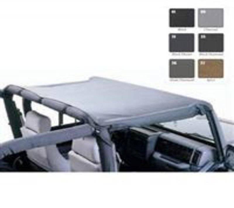 Smittybilt 1976-1986 Jeep CJ7 Standard Top Vinyl Black 90701