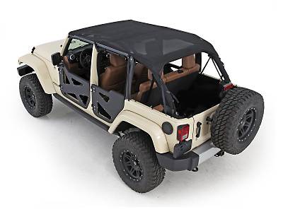 Smittybilt 2007-2009 Jeep Wrangler JK 2 Door Mesh Extended Top 94100