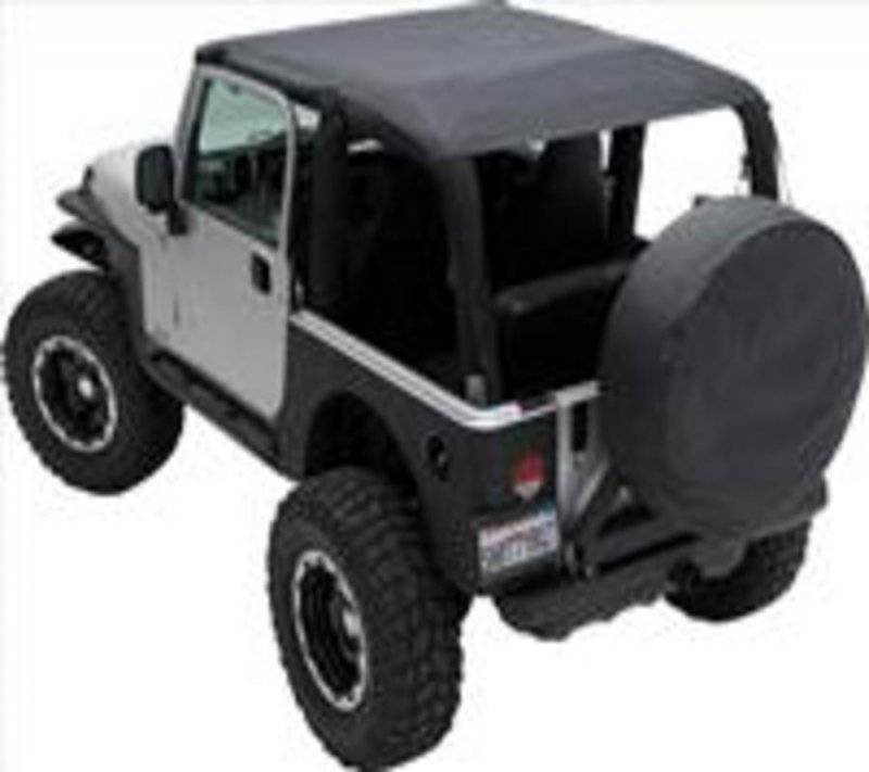 Smittybilt 2010-2018 Jeep Wrangler JK 2 Door Extended Top Black Diamond 94235