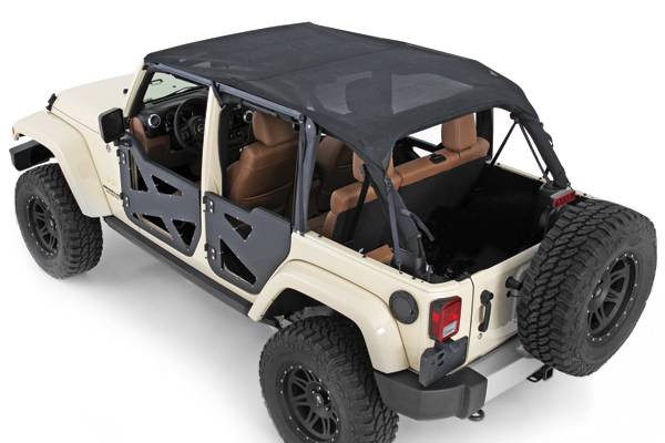 Smittybilt 2010-2018 Jeep Wrangler JK 4 Door Mesh Extended Top 94600
