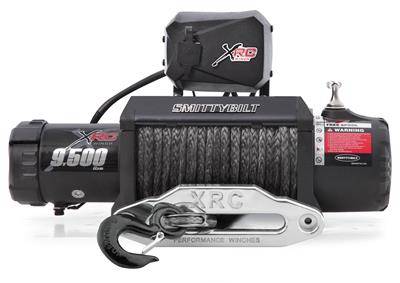 Smittybilt Universal XRC 9.5 Comp Gen2 9500 lb. Winch IP67 Comp Series With Synthetic Rope  Aluminum Fairlead 98495