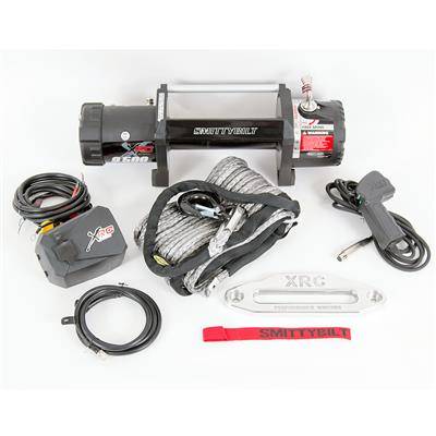 Smittybilt Universal XRC 9.5 Comp Gen2 9500 lb. Winch IP67 Comp Series With Synthetic Rope  Aluminum Fairlead 98495