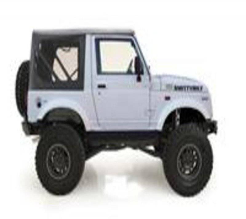 Smittybilt 1986-1994 Suzuki Sidekick Geo Tracker Soft Top OEM Replacement Vinyl White 98752