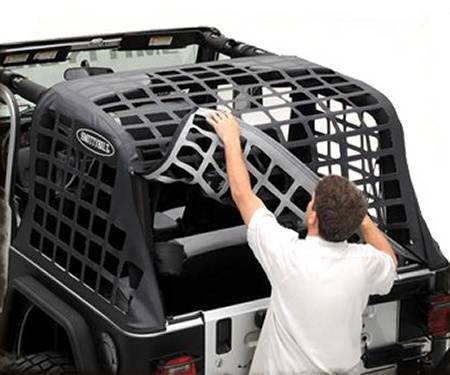 Smittybilt 1997-2006 Jeep Wrangler TJ C-Res Cargo Restraint System Black Diamond 561035