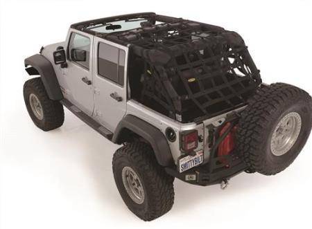Smittybilt 2007-2018 Jeep Wrangler JK 2 Door C-RES.2 Cargo Restraint System Black 2" Webbing 571135