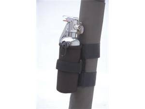 Smittybilt Universal Roll Bar Mount 1 Lb. Fire Extinguisher Holder Black 769530