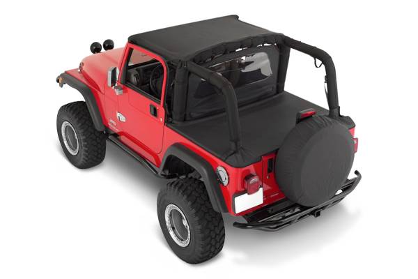 Smittybilt Universal Spare Tire Cover Small Tire 27"-29" Black Diamond 772935