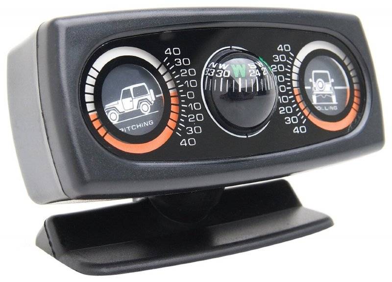 Smittybilt Universal Clinometer Ii Jeep Graphic With Compass Illuminated 791006