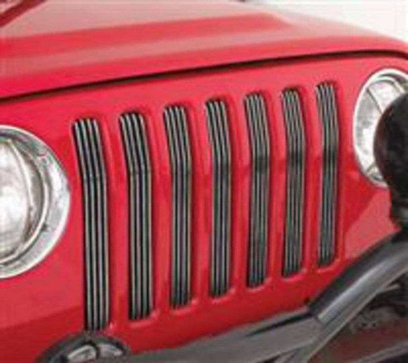 Smittybilt 1997-2006 Jeep Wrangler TJ LJ Billet Grille Overlay 869000