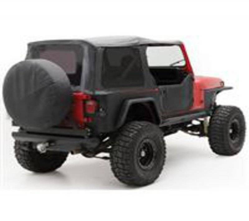 Smittybilt 1987-1995 Jeep Wrangler YJ Soft Top OEM Replacement With Tinted Windows Denim Gray 9870211