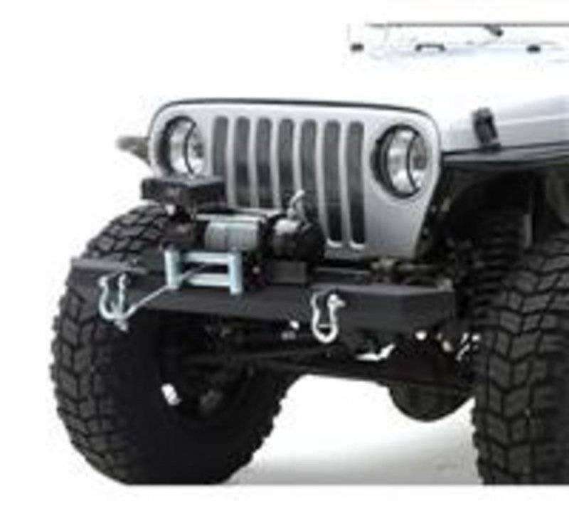 Smittybilt 1976-2006 Jeep Wrangler CJ YJ TJ LJ SRC Classic Front Bumper With D-Rings Black Textured 76740D