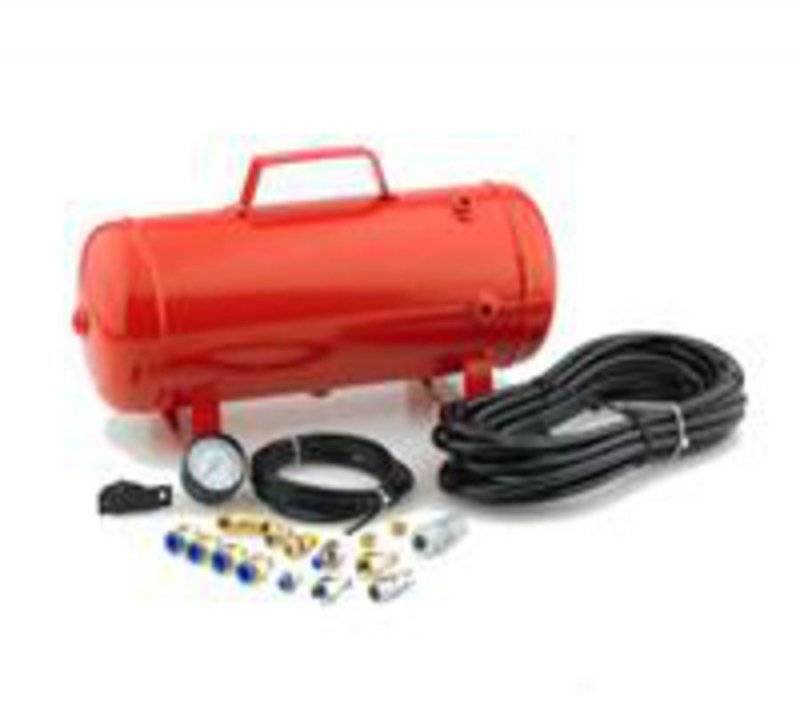 Smittybilt Universal XRC Air Tank 2.5 Gallon Tank With Fittings Red 99210-2