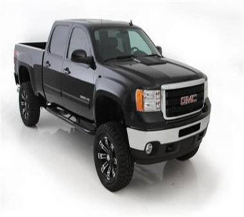 Smittybilt 2010-2018 Dodge Ram 2500 3500 Mega Cab Sure Steps 3" Side Bar Gloss Black DN280-S4B