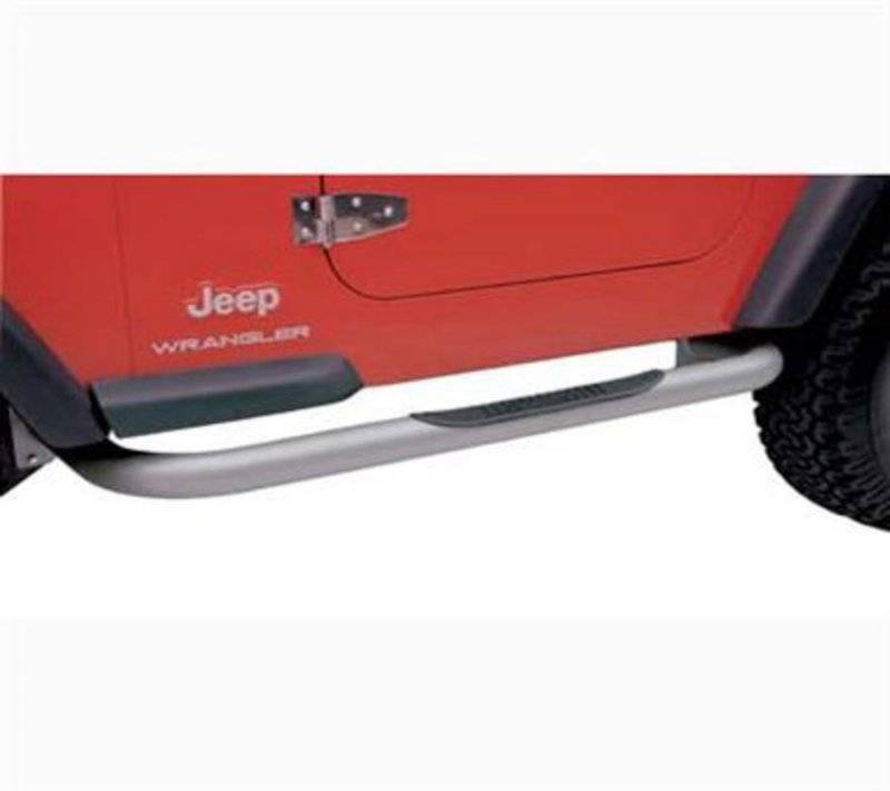 Smittybilt 1987-1995 Jeep Wrangler YJ Sure Steps 3" Side Bar Stainless Steel JN44-S2S