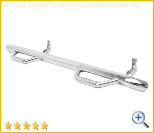 Smittybilt 2006-2015 Toyota Fj Cruiser Nerf Steps 4 Step 2" Main Tube Stainless Steel T0654FJ-SS