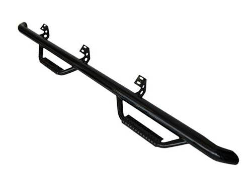 Smittybilt 2007-2018 Toyota Tundra Crew Max 6.6' Bed Nerf Steps 4 Step Gloss Black T0786CC