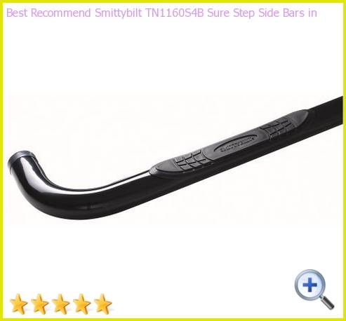 Smittybilt 2005-2016 Toyota Tacoma Double Cab Sure Steps 3" Side Bar Gloss Black TN1160-S4B
