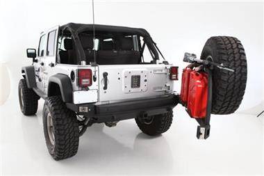 Smittybilt 2007-2018 Jeep Wrangler JK XRC Atlas Rear Bumper with Tire Carrier 76896