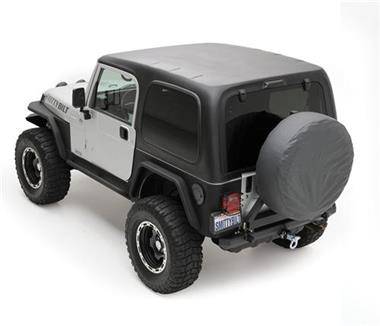 Smittybilt 2007-2018 Jeep Wrangler JK 2 Door Hard Top 2 Piece WithOut Upper Doors Textured Black 517701